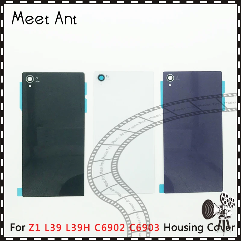 50 шт./лот высокое качество для Sony Xperia Z1 L39 L39H C6902 C6903 задняя крышка аккумулятора