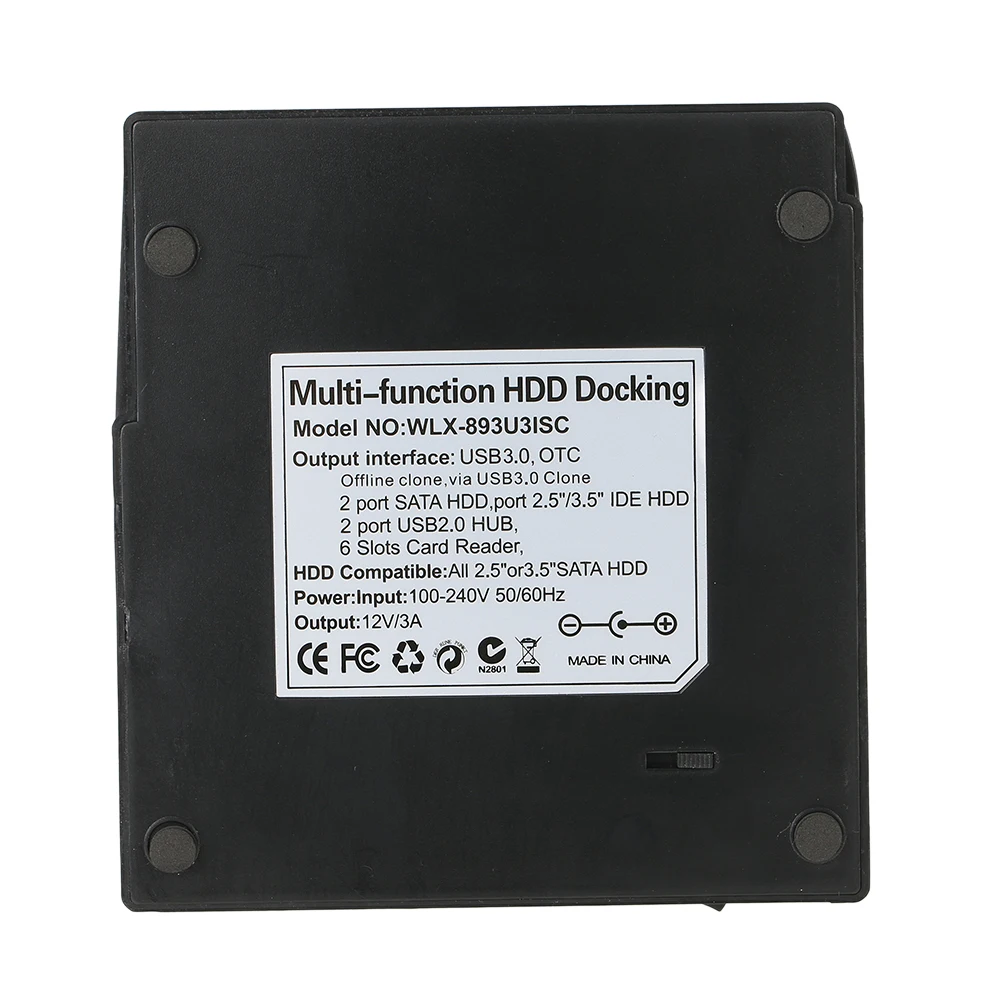 2," /3,5" USB 3,0-2 порта SATA 1 порт IDE Внешний HDD жесткий диск Док-станция кардридер USB3.0 концентратор с OTB/OTC