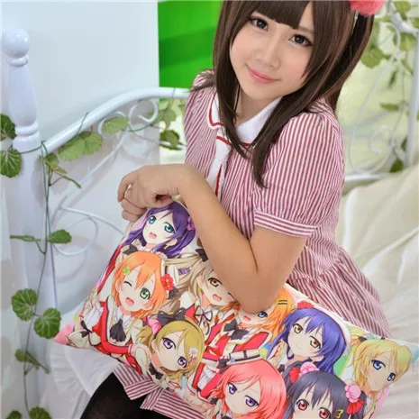 Японское аниме Love Live School Idol проект обнимающий тело задняя подушка Милая Otaku мультфильм Подушка 2 Way плюшевая ткань