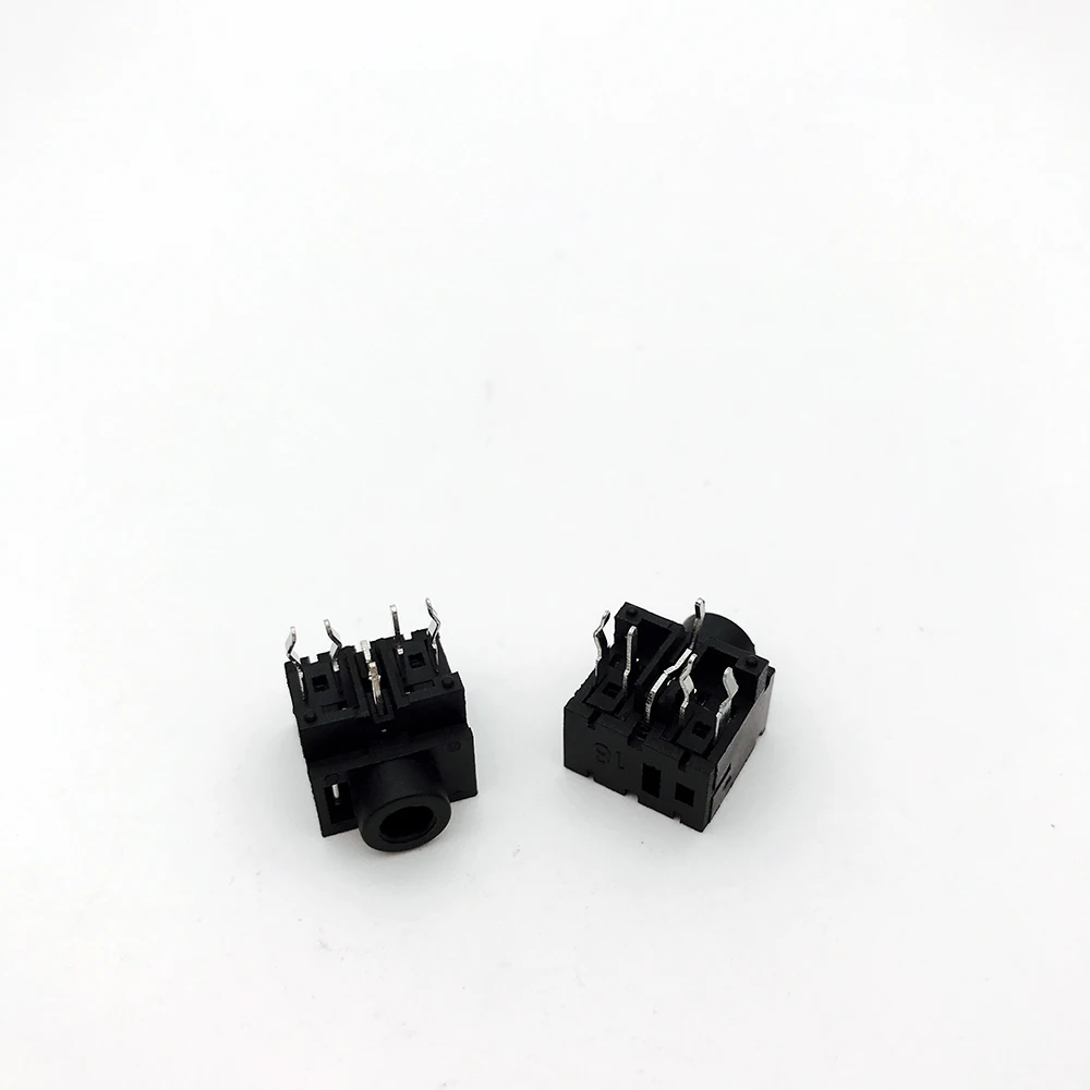 

100Pcs 3.5MM headphone Socket PJ-0357-5P Audio Socket PJ0357 5PIN Black*