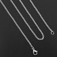 4pcs new promotional 2mm o sub chain finished necklace material package
