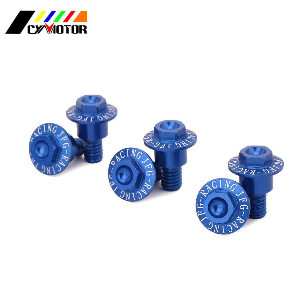 

Motocycle Fork Guard Screw Bolt For YAMAHA YZ125 YZ250 YZ250F YZ450F YZ125X YZ250X YZ250FX YZ450FX YZ 125 250 450 F X FX