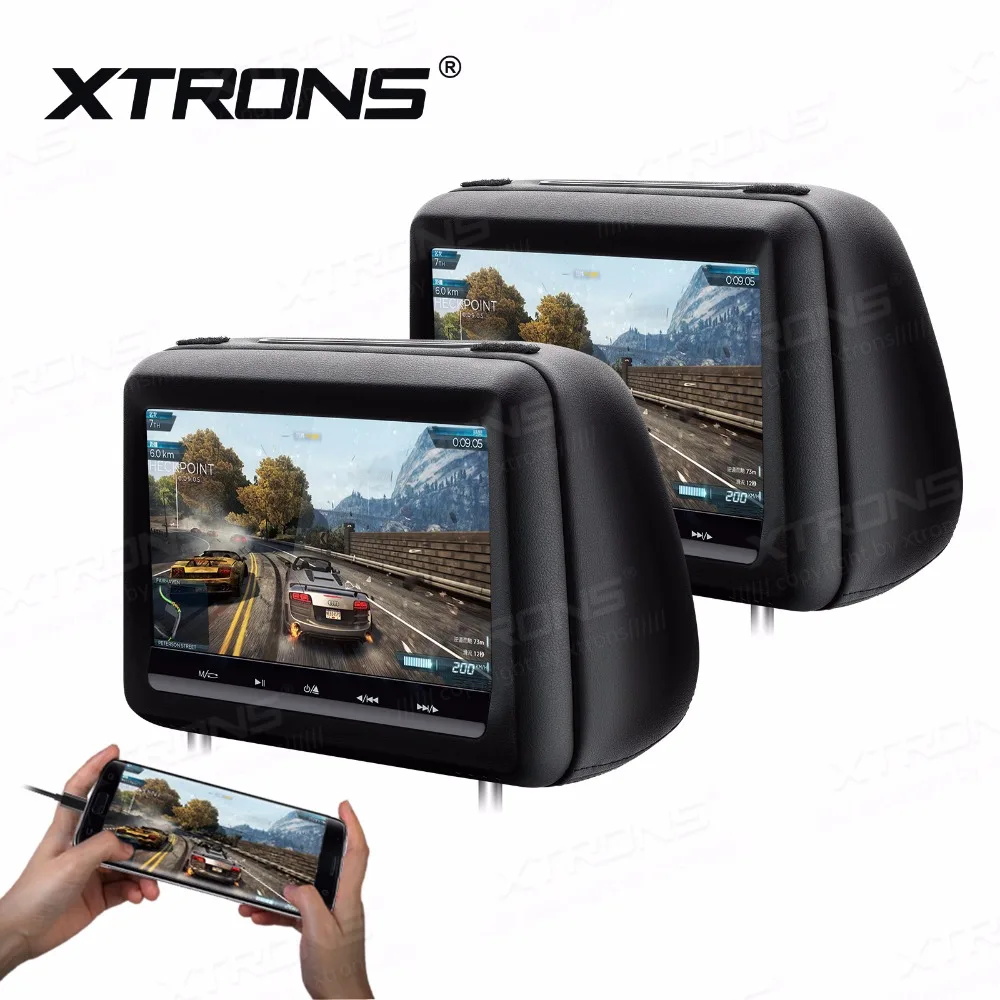 XTRONS 10 1 &quotмонитор 1024*600 HD 1080P цифровой экран Сенсорная панель кожаный чехол