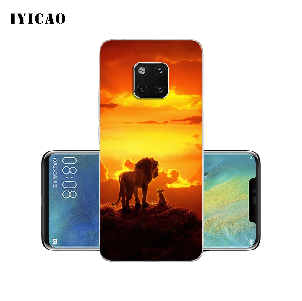 Мягкий силиконовый чехол для телефона IYICAO The Lion King Simba Huawei Mate 10 20 Lite Pro Nova 2 2i 3 3i 4 из