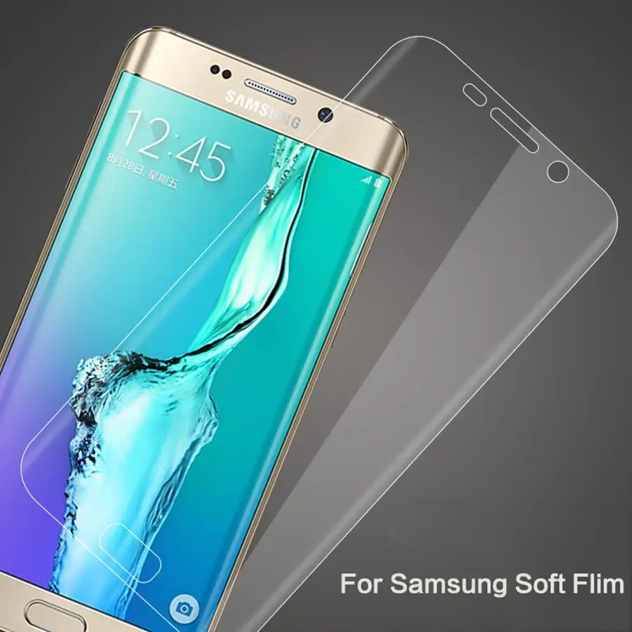 HD прозрачная ПЭТ мягкая пленка для Galaxy S10E S9 S8 Plus S7 S6 Edge Защита экрана Samsung S10 + Note 9 8