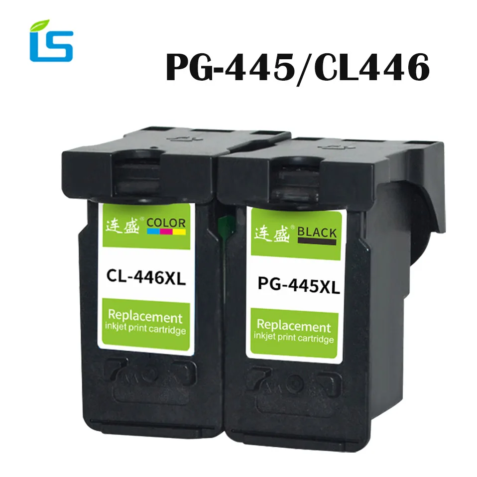 Сменный картридж для Canon PG445 2 шт./компл. сменный PG 445 CL 446 PIXMA MX494 MG2440 MG2540 445XL|ink