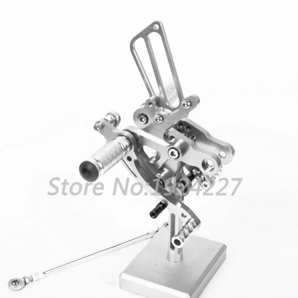 CNC Алюминиевые Подножки Rearsets задние наборы тормозной сдвиг для Honda CBR400RR NC29 1993 1999