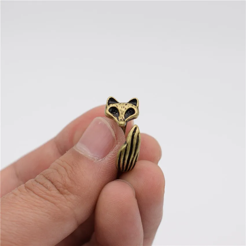 LPHZQH 2017 Горячее предложение модное винтажное регулируемое кольцо с животными