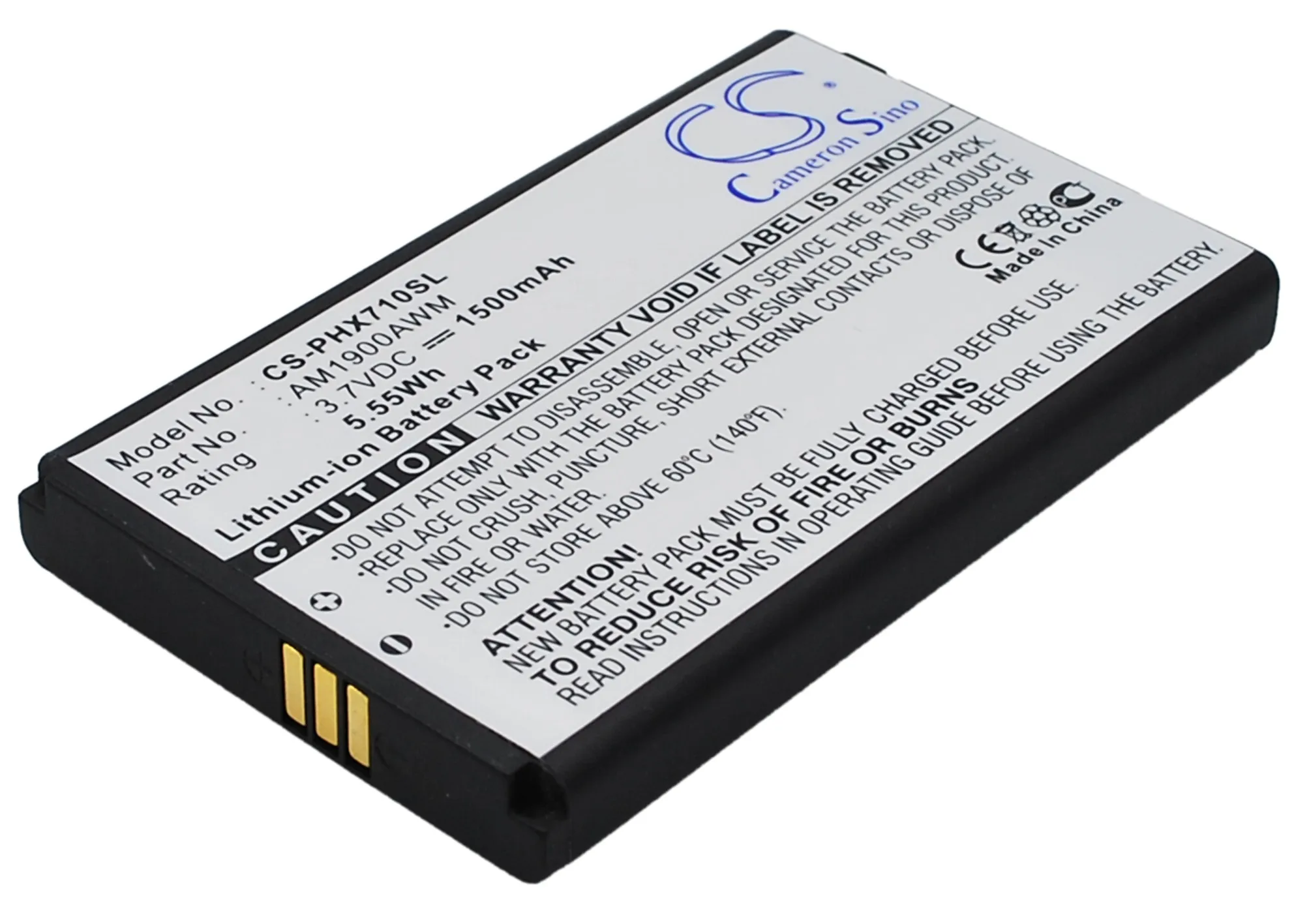 Высококачественный аккумулятор Cameron Sino 1500 мАч AM1900AWM для Philips Xenium X710|cameron sino|battery