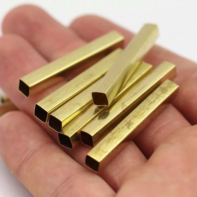 24pcs Square Raw Brass Tubes sz(40x5x5mm) Sq04 | Украшения и аксессуары