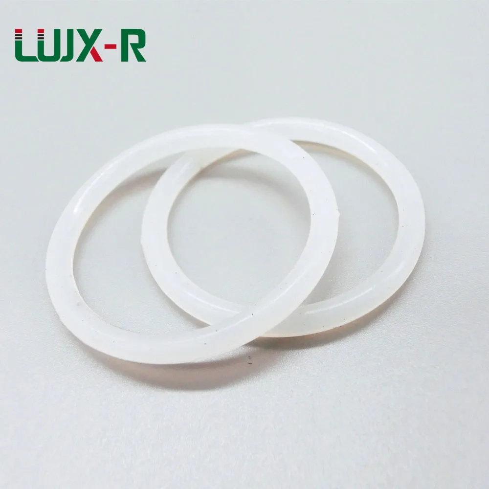 

LUJX-R 4mm VMQ O Ring Seal White Food Grade O Rings Sealing Outside Dia. 28/30/35/36/39/40mm Silicon Gaskets In Gasket Washer