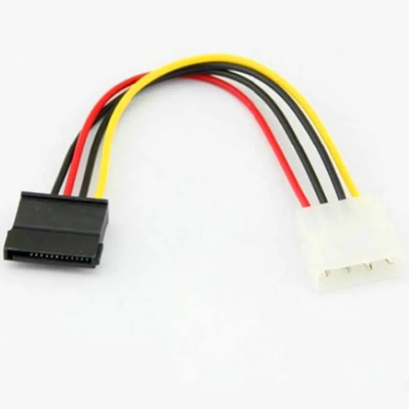 

Разъем кабеля питания SATA 50 шт., 4-контактный последовательный шнур питания IDE для последовательного шнура питания жесткого диска, D-тип