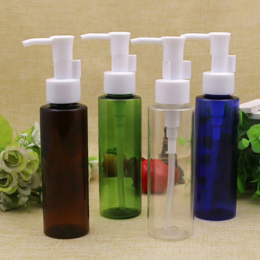 50pc 100ml empty lotion shampoo pump plastic bottles pump,pump bottle,shower gel pump bottles container for cosmetics packaging