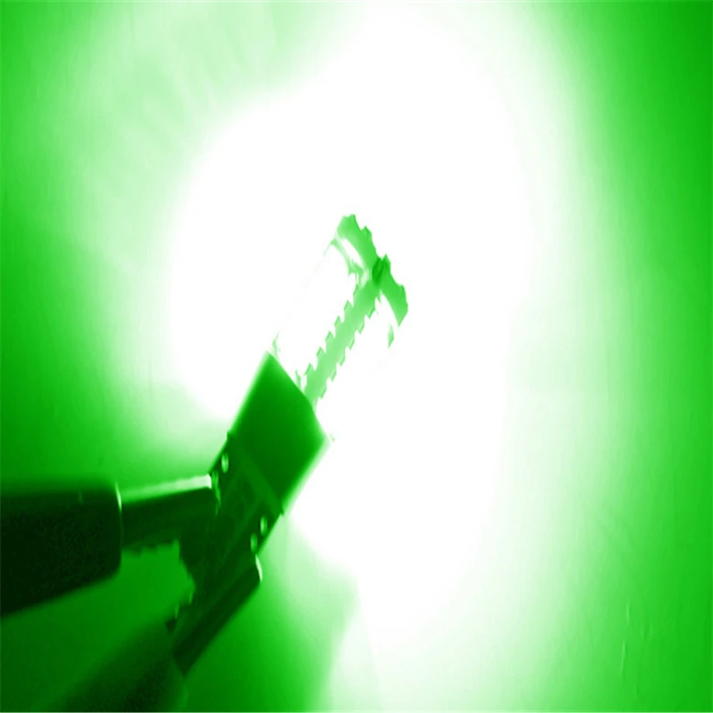 

KEYECU 2 Pieces 6000k T10 W5W Wedge 3014 57SMD Bright Green LED Bulbs For Car Interior OutDoor Parking Side Marker Lights