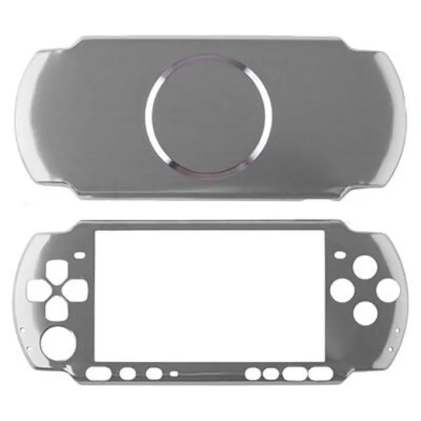Серебристый алюминиевый футляр shell обложка гвардии protector для sony psp 3000 slim консоли |