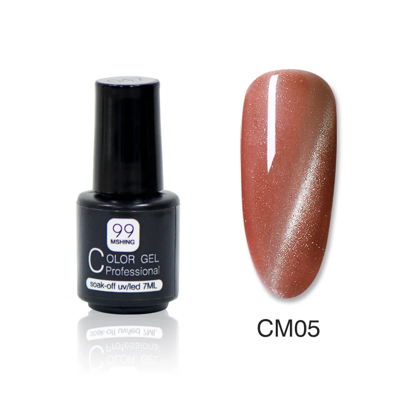 CM05 Mshing99 УФ-Гель-лак для кошачьих глаз 3D сделай сам Магнитный цвет красный огонь кошачий глаз Гель-лак для ногтей отмачиваемый Гель-лак для ногтей 4,6 - Цвет: CM05