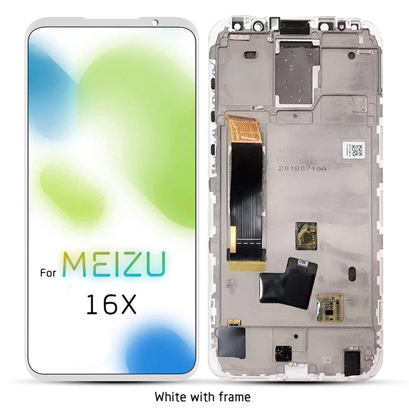 Для 6," Meizu 16X16 X ЖК-дисплей+ сенсорная панель дигитайзер для Meizu 16X M872Q M872H AMOLED ЖК-дисплей