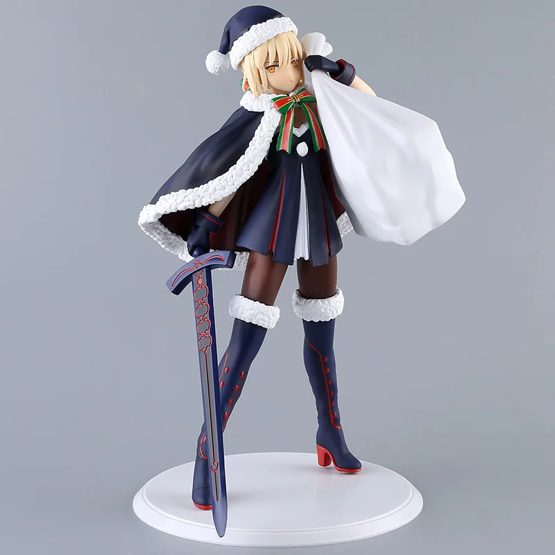 Fate/stay night Mordred black dress Xmas Saber action Figure toys christmas Merry saber figura T30 | Игрушки и хобби
