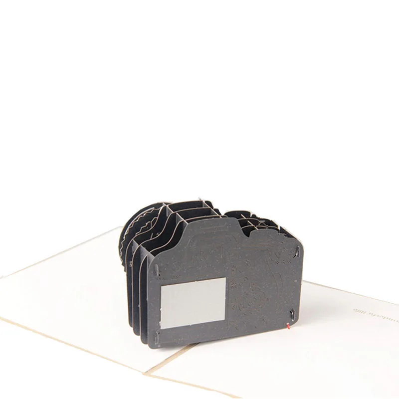 Винтажные 3d открытки с лазерной обрезкой креативные ручной работы камерой на