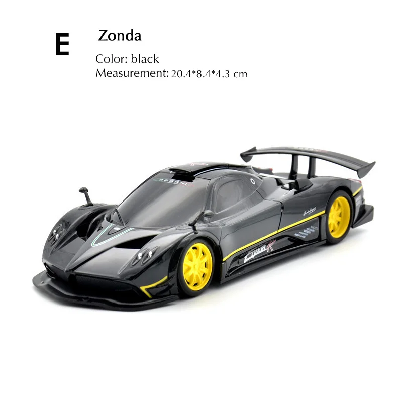 E black Rastar высококачественный Радиоуправляемый автомобиль, 1:24 машина, радиоуправляемые игрушки, радиоуправляемая Автомобильная панель, модель электрических игрушек для мальчиков, детские подарки - Цвет: E black