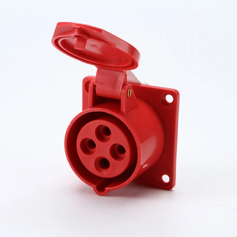 32A 3P+ E 4 Pin разъем мужской и женский розетки водонепроницаемый IP44 220-240V