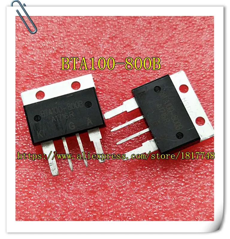 Комплект из 2 предметов 10 шт./лот двухсторонняя scr BTA100 800B 800 BTA100800B 100A/800V большой ток