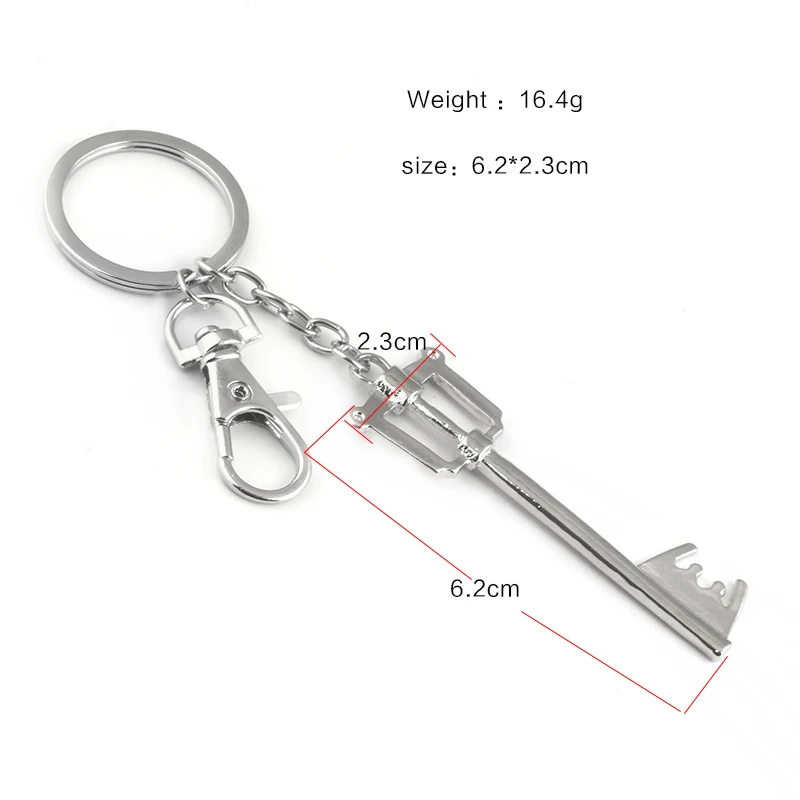 Игра Kingdom Hearts золотистый брелок для ключей Oblivion Blade Charms брелок