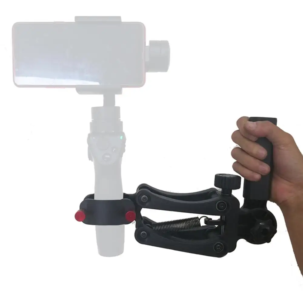Z-axis пружинный амортизатор ручка держатель для телефона Gimbal кронштейн для zhiyun smoolu4 для DJI OSMO 2/MOZA mi ni-mi/feiyu стабилизатор