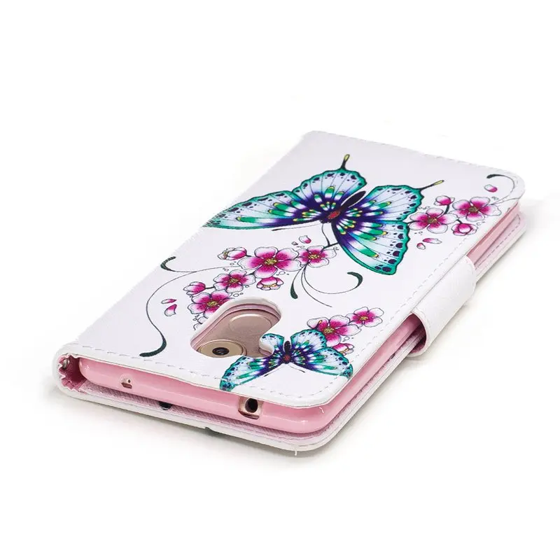 Чехол для Huawei Honor 6C кошелек с мультяшным рисунком флип-чехол из искусственной