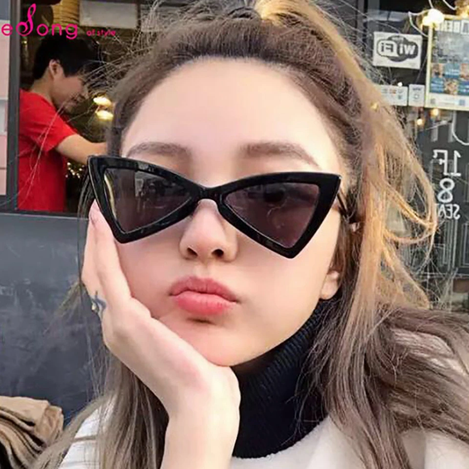 2019 Новые Солнцезащитные очки женские большие оправа Овальные Плоские верхние