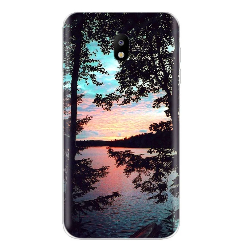 Мягкий чехол из ТПУ для Samsung Galaxy J1 J2 prime J3 J4 J5 J6 J7 2016 2017 2018 силиконовый с рисунком Tower