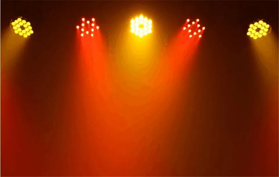 10 pz 24x18 W LED Par Luci con 1 кейс rgbwa uv 6in1 led par luce | Лампы и освещение