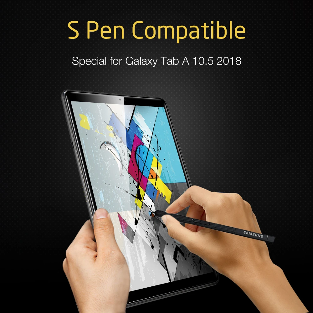 ESR протектор экрана для Samsung Galaxy Tab A 10,5 9 H Закаленное стекло пленка без пузырьков против царапин чехол для планшета стекло