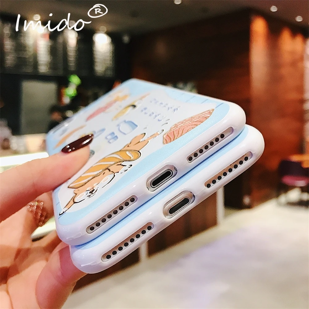 Милый мультфильм к существованию собака узорной чехол для iPhone X XS MAX XR задняя