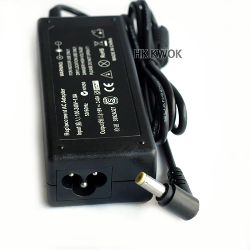 19V 3.42A AC адаптер для ноутбука Зарядное устройство Acer Aspire 5315 5630 5735 5920 5535 5738 6920 7520 1690
