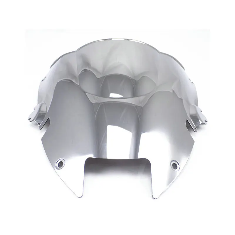 Chrome Мотоцикл двойной пузырь лобовое стекло ветер экран для 1997-2006 Honda Super Hawk VTR 1000 F VTR1000 VTR1000F Firestorm - Цвет: Chrome