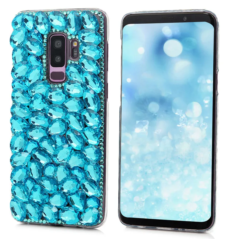 TURATA Алмазный чехол для samsung Galaxy S9 плюс Bling 3D ручной защитный жесткий прозрачный