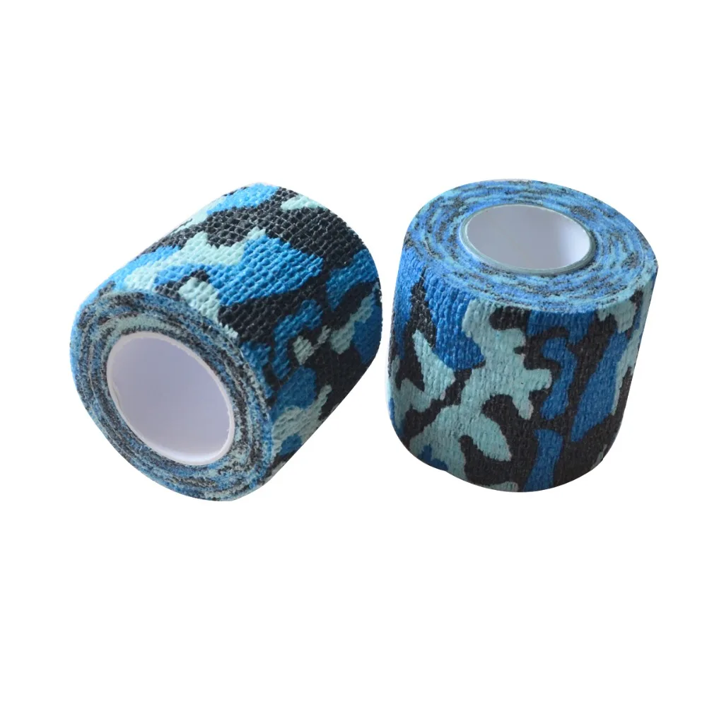 

3 Rolls Length Self Adhesive Elastic Camo Bandage Paintball CS War Game Airsoft Hunting Shooting Camouflage Tape 4.5m*5cm