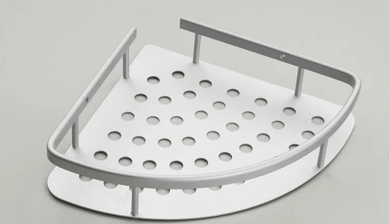 Толстая алюминиевая 3 уровневая угловая полка для ванной комнаты Настенная