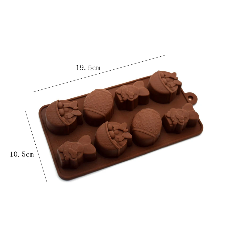 Силиконовая форма Sweettreats сделай сам для шоколада яйца Пасхальный кролик кубик