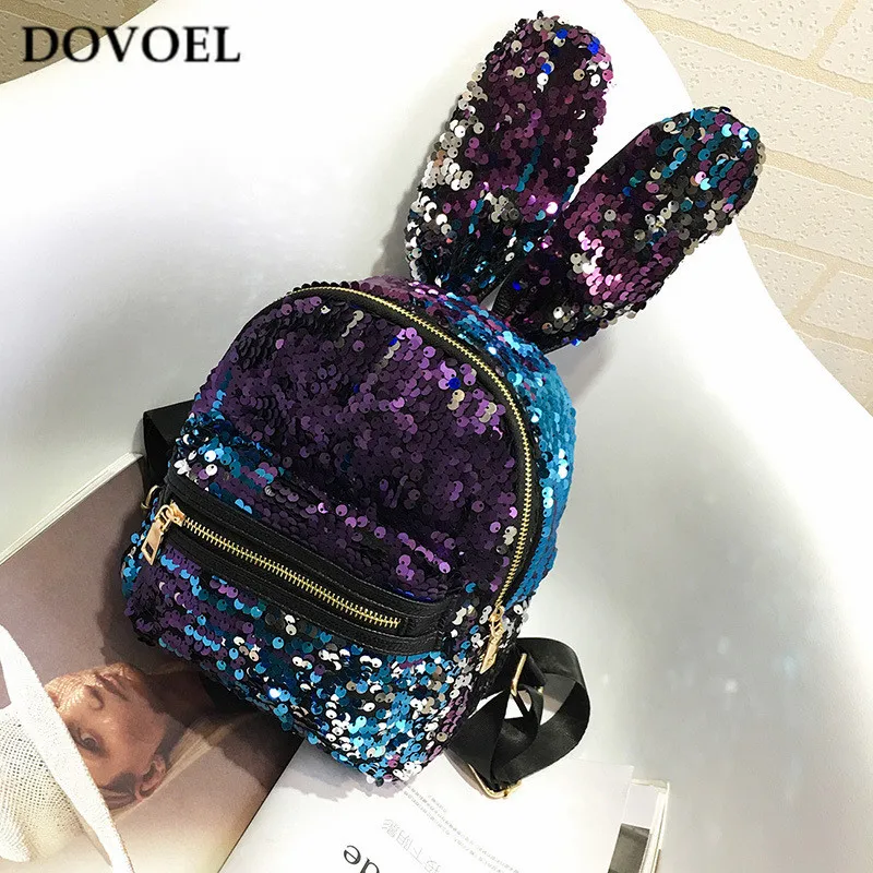 Dovoel Обувь для девочек принцесса Bling Рюкзаки Новый стиль Универсальные Для женщин