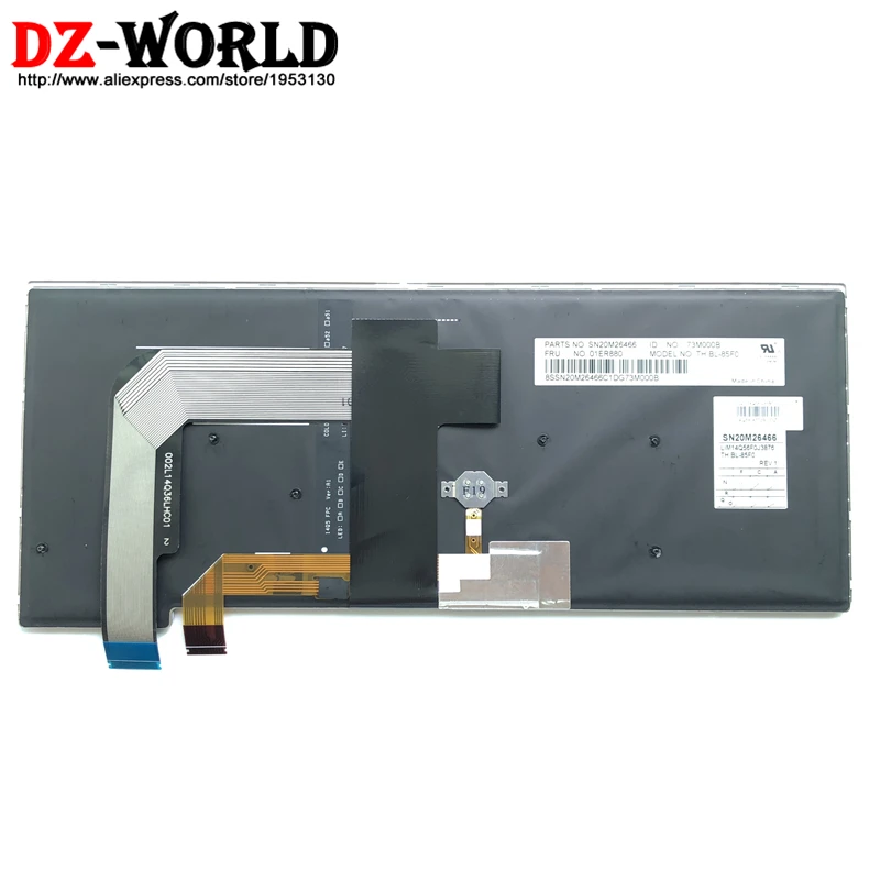 Новинка/Оригинальная клавиатура с французской подсветкой AZERTY для Lenovo Thinkpad 13 2-го