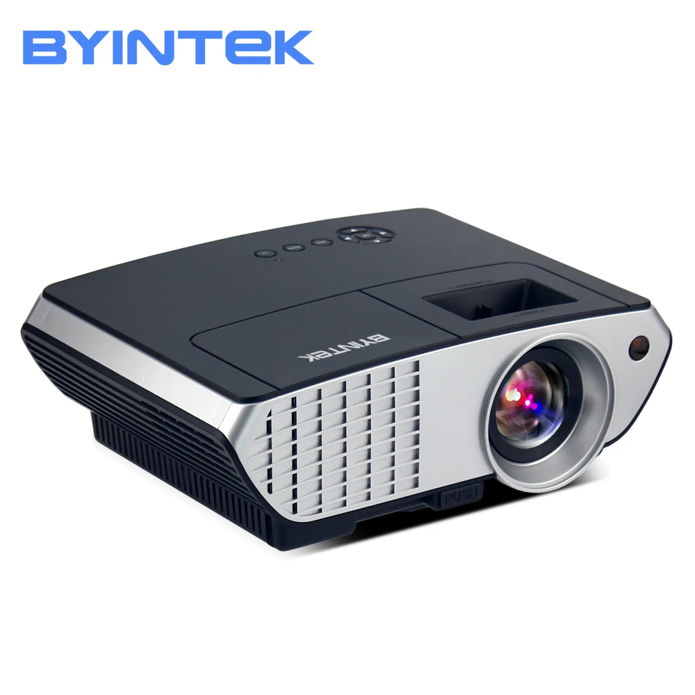 BYINTEK бренд BL126 150 дюйма HDMI USB ЖК мультимедиа цифрового дома Театр HD видео с
