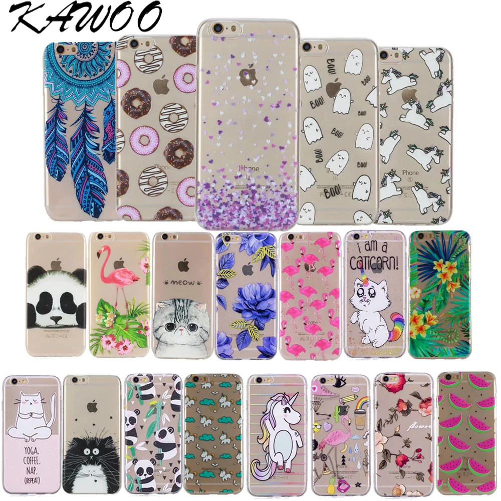Ультра тонкий прозрачный мягкий силиконовый чехол Крышка для iPhone X 7 8 телефона