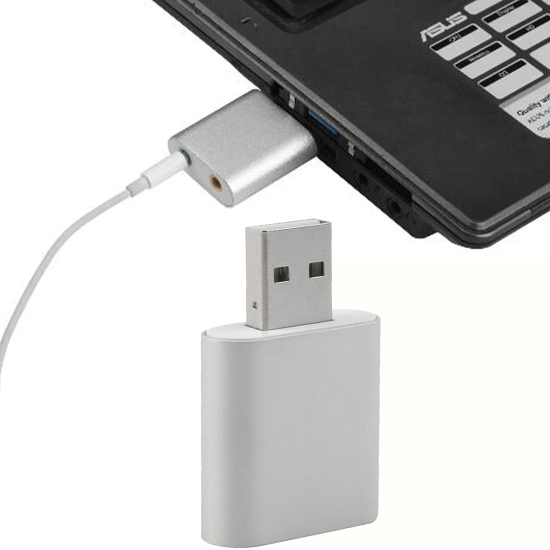Новинка 7 1 Внешняя USB звуковая карта Jack 3 5 мм аудио адаптер наушники микрофонная