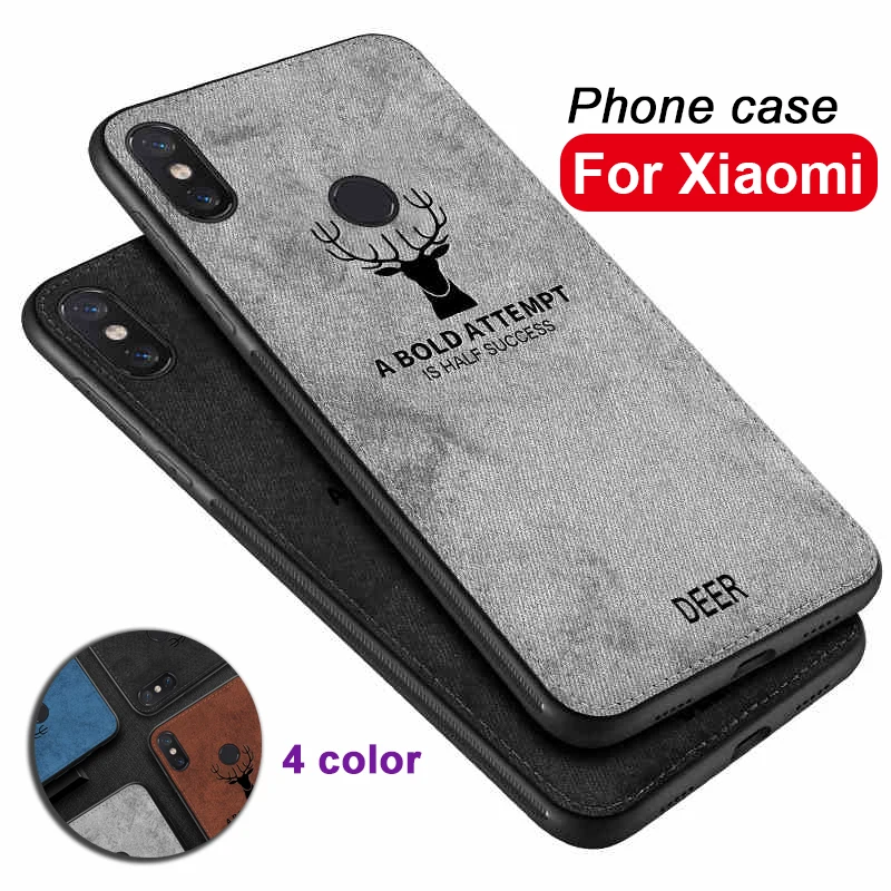 Чехол для Xiaomi Redmi 5 Plus note 6 Pro 6A тканевый текстурный чехол Mi 8 A2 A1 Max 3 2 Pocophone Poco F1