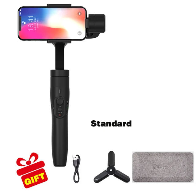 Only Vimble 2 Black Feiyutech Vimble 2 3-осевой шарнирный стабилизатор для смартфона карданный стабилизатор с удлинитель Полюс для iPhone X XS 8 7 6 PK freevision vilta м - Цвет: Only Vimble 2 Black