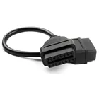 OBD2 16Pin мужского и женского пола удлинитель кабель 30 см передачи разъем OBD OBD2 16 контактный кабель для адаптера переменного тока OBD2 автомобильный диагностический адаптер