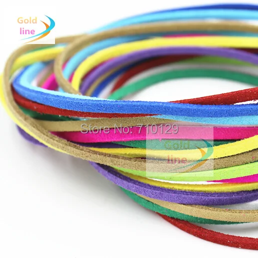 5 метров 3 мм сделай сам разные цвета размеры: корейские замшевые ремешка на