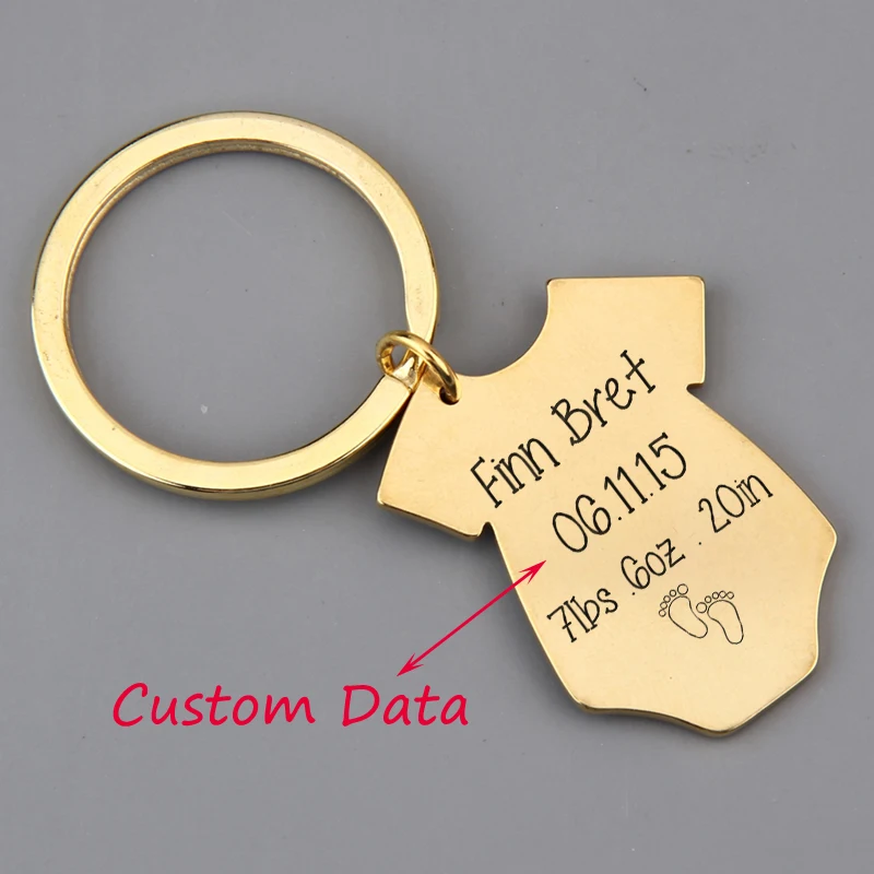 Детские данные Keepsake пользовательские брелки ювелирные изделия Новое